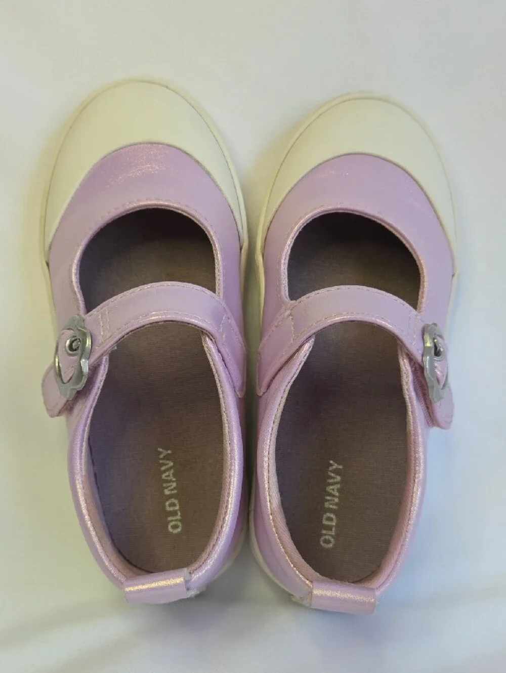 Old Navy Iridescent Lavender Mary Jane Sneakers